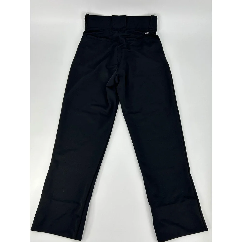 Adidas Climalite Baseball Pants Mens S Black Reinforced Knee Athletic Trouser